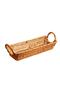 Hasır 700792 Medium Rectangular Fruit Bowl Bread Basket with Handles - 3