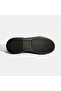 Men's Black Lace-Up Leather Sports Shoes - 4