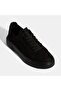 Men's Black Lace-Up Leather Sports Shoes - 5