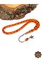 Brown Capsule Cut Crimped Amber Prayer Beads 201024703 - 3