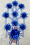 Cobalt Blue Bundle Ornament, Bride Groom Dowry Wedding Engagement Convoy Bride Car Circumcision Henna Ornament 5 Pieces