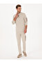 Beige Slim Fit Cargo Pocket Straight Leg Sweatpants 50309820-Vr011 - 3