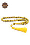 Light Yellow Capsule Cut Kaaba Figured Model Squeeze Bag Prayer Beads 201024578