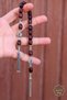 Capsule Cut Silver Tassel Czechoslovakia Crimp Zaza Amber Prayer Beads 201024546 - 2