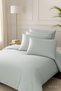 Aria Çizgi Satin Double Duvet Cover Set 100% Cotton