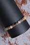 Gold Rutilli Quartz & Zircon Bracelet with Apparatus - 5