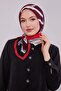 Cherry Abstract Pattern Soft Scarf - 3