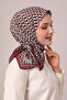 Cherry Zigzag Pattern Soft Scarf - 3