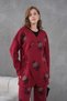 Women's Beaded and Embroidered Side-Tie Wide-Fit Knit Cardigan and Pants Set - 6
