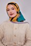 وشاح ناعم بنمط تجريدي أرجواني - 3