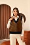 Swc Women's Crow's Feet V-Neck Sweater