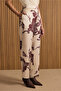 Patterned Silk Trousers - 4