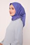 وشاح قطني مخطط باللون الأرجواني