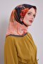 وشاح قطني بنمط فرشاة سوداء - 2