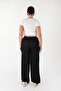 Thin Viscose Pants with Elastic Waist - 2