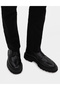 Black 100% Leather Casual Shoes 50319292-Vr046 - 3