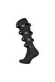 Travel Socks, 39-42, 65% Cotton, Below the Knee, Dark Gray - 3