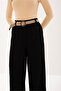 Thin Viscose Pants with Elastic Waist - 5