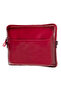 Bloomsleeve Leeds 14” Crimson Red Genuine Leather Laptop & Tablet Sleeve - 7