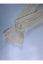 Knit Embossed Knitwear 200 Denim Patterned Thick Winter Cream Knee-Length Trouser Socks - 3