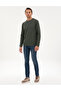 Dark Khaki Regular Fit Sweatshirt 50313944-Vr111 - 4