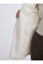 Shirt Collar Women's Plush Coat - 4