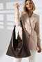 Brown Women's Bag Large Size Shoulder and Arm Bag - 2