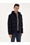 Navy Blue Hooded Coat 50313868-Vr033
