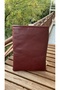 Burgundy Embroidery Cup Patterned Book Cover - 2