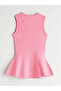 Nevavm Oval Collar Peplum Knitwear Blouse with a Difference - 6