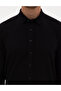 Black Regular Fit Knitted Shirt 50311692-Vr046 - 6