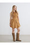 Crew Neck Women's Suede Look Classic Vest - 2