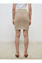 Esvab • Modern & Distinctive Waist Cuffed Openwork Mini Knit Skirt - 5