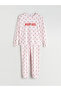 Alita City with a Difference of Lcw Young Pink Microfiber Patterned Long Sleeve Women's Pajama Set - 5