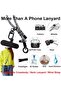 Phone Lanyard Crossbody – Adjustable Neck Strap for iPhone, SamsungUniversal Cellphone Shoulder - 5