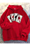 Men's Ace of Spades Patterned Poker Hoodie