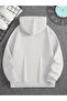 Minimal Ekg and Heart Pattern Hoodie - 2