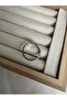 Silver Color Triangle Patterned Wrap Ring - 2