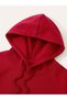 Men's Japanese Lettering Detailed Hooded Hoodie - 4