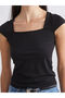 Square Neck Blouse - 3