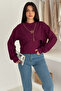 Women's Textured Tank Top & Necklace & Sweatshirt Set – Warm & Urban Style