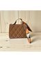 Quilted Women's Hand and Shoulder Bag with Scarf - 3