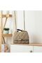 Quilted Women's Hand and Shoulder Bag with Scarf - 3