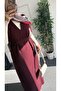 Burgundy Tweed Hijab Gilet - 6