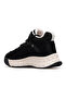 Women's Leather Fur Sneaker Boots 25K 25K316 Z Black - 3