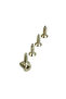 Clip, Hinge, Foot, Tree, Screw for Chipboard 2,2X7,5Mm - Nickel 100 Pcs - 2