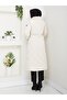 Women's Padded Collar Fur Stone Nova Quilted Coat - 5