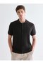 Vizyon New Season Standard Fit Polo Collar Men's Knitwear Cardigan