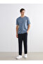 Crew Neck Combed Cotton Men's T-Shirt - 2