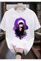 Naruto Printed Unisex T-Shirt White Short Sleeve